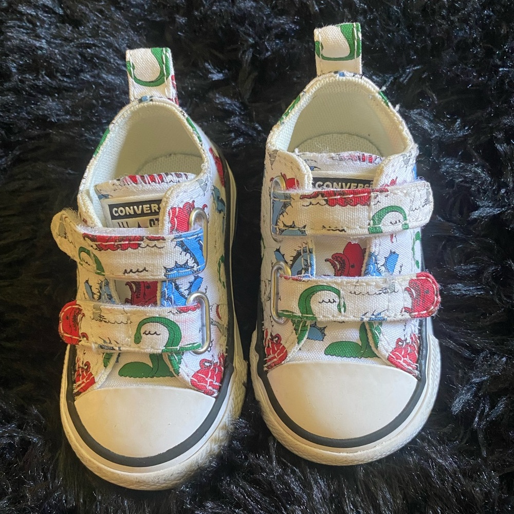 Converse Sea Monster Chucks size 3 (baby)